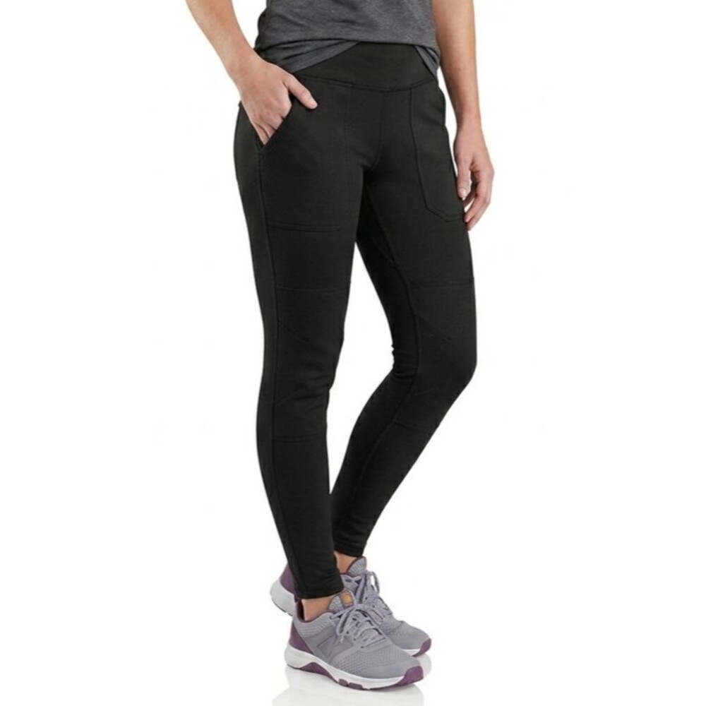 Carhartt Force Utility Leggings Pants Womens XS Black Midweight Fitted EUC